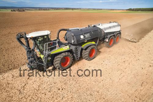 Claas Xerion 5000 Saddle Trac anmeldelser og tekniske specifikationer