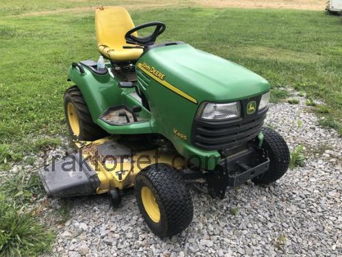 John Deere X495 anmeldelser og tekniske specifikationer