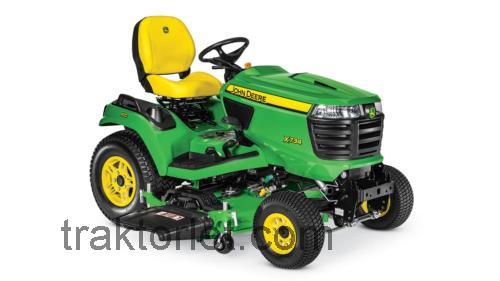 John Deere X734 anmeldelser og tekniske specifikationer