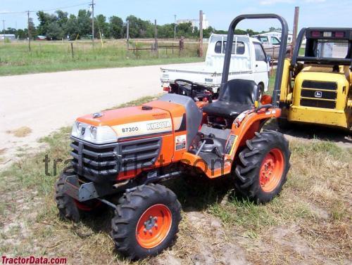 Kubota B7300 tekniske specifikationer 
