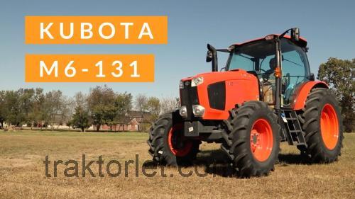Kubota M6-131 tekniske specifikationer 
