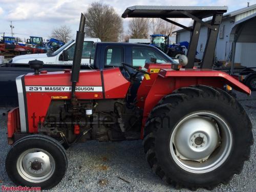 Massey Ferguson 231 tekniske specifikationer og anmeldelser