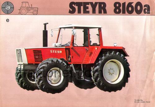 Steyr 8160 tekniske specifikationer og anmeldelser