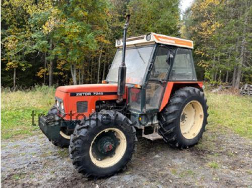 Zetor 7245 tekniske specifikationer 