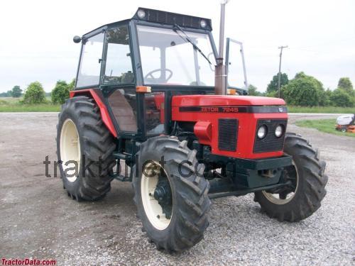 Zetor 7545 tekniske specifikationer og anmeldelser